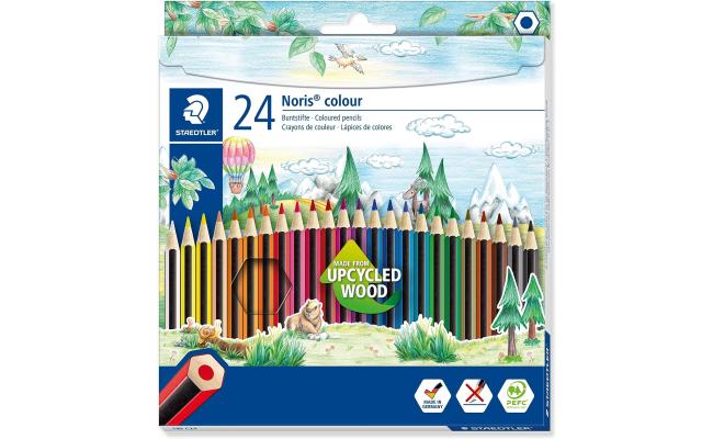 Staedtler Noris Colouring Pencil - Multi Colours Pack of 24