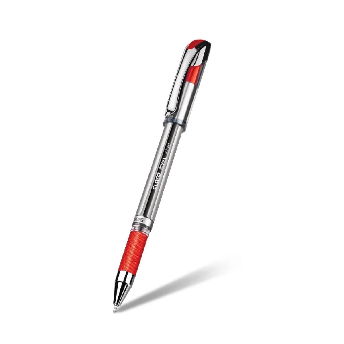 Claro Sigma Pens Pack Of 10 Red