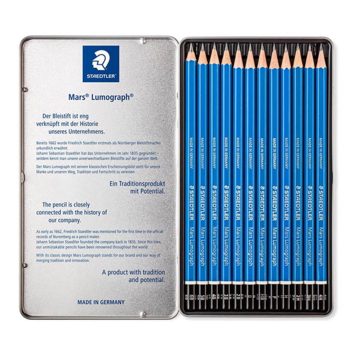 Staedtler Mars Lumograph, Pack Of 12