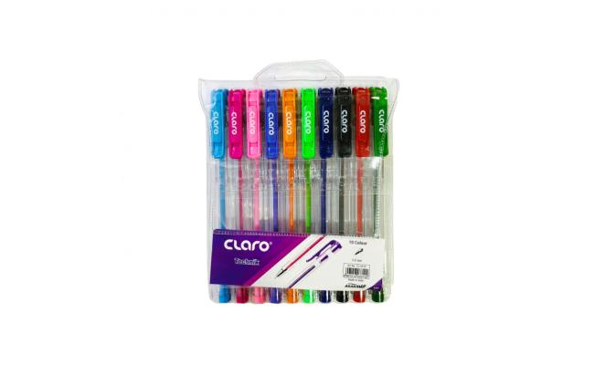 Claro Technik Colored Pen, Pack of 10