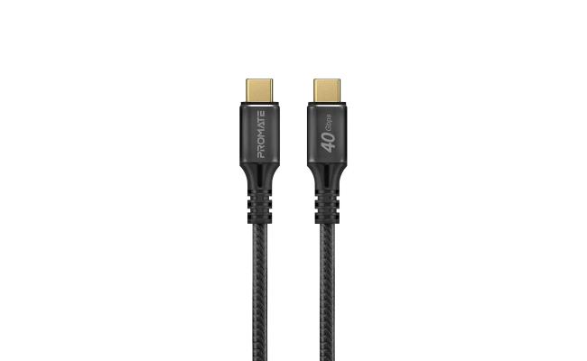 Promate PowerBolt240-1M USB-C Cable, Ultra-Fast Charging 240W Power Delivery Thunderbolt 3 Cable with 8K Display Support, 1M Promate PowerBolt240-1M USB-C Cable, Ultra-Fast Charging 240W Power Delivery Thunderbolt 3 Cable with 8K Display Support, 1M