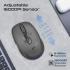 Peomate Blix-3M Silent-Click 1600DPI Triple-Mode Rechargeable Mouse w/ Multi-Device Connectivity