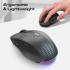 Peomate Blix-3M Silent-Click 1600DPI Triple-Mode Rechargeable Mouse w/ Multi-Device Connectivity