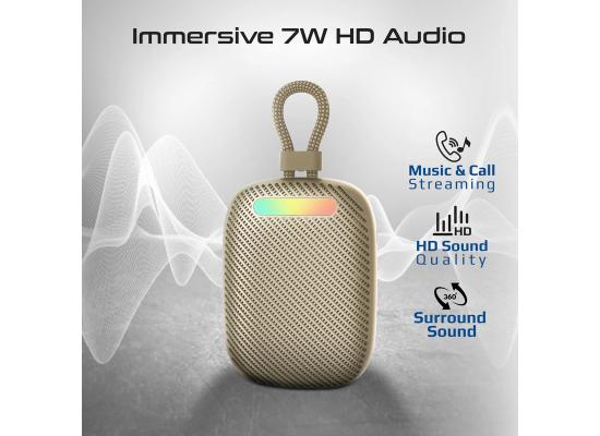 Promate Tingz CrystalSound™ 7W High-Definition Wireless Speaker -  Bronze Titanium