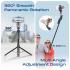 Promate TriPop-Ai 360° Ai Face Tracking Telescopic Selfie Stick with Auto Pop open Tripod Base