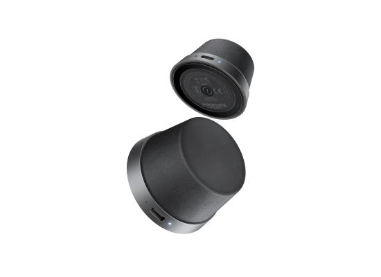 Promate Punch High-Fidelity Mini Bluetooth Speaker with MagSafe Compatible Base - Black