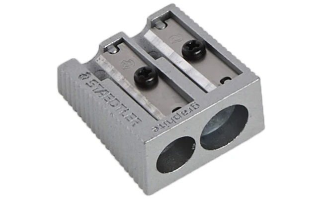 Staedtler Aluminium Double Hole Pencil Sharpener