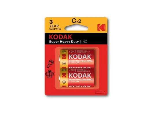 Kodak C Zinc Extra Heavy Duty Batteries Pack Of 2