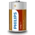 Philips LongLife Zinc Batteries D - Pack of 2