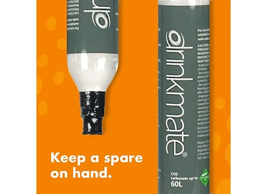 DrinkMate CO2 Carbonating Cylinder (Filled) 60L