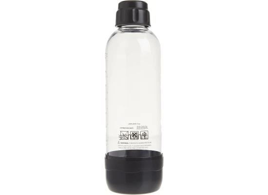 DrinkMate PET Bottles 1L Black, Twin Pack (2)