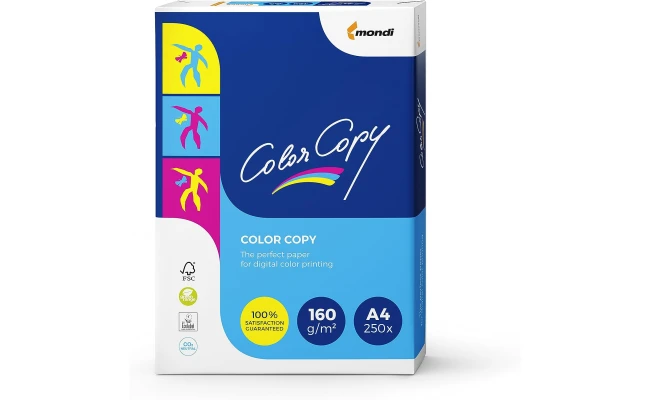 Color Copy A4 Paper 160gsm White Pack of 250 Sheets
