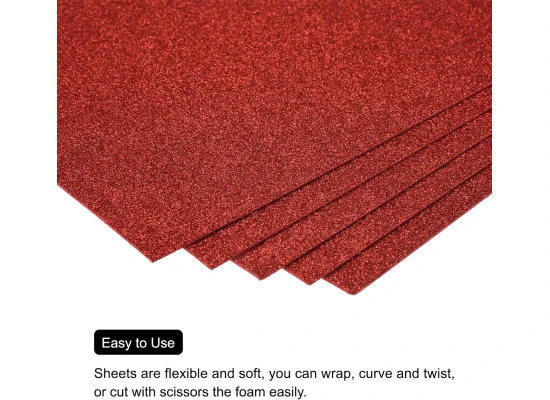 Glitter Foam Sheets A3, 1 Color Pack of 10