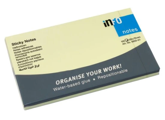 Info Sticky Notes 5*3 Yellow 