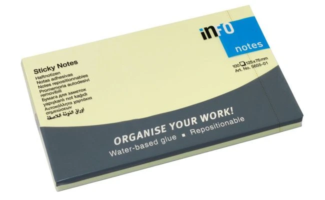 Info Sticky Notes 5*3 Yellow