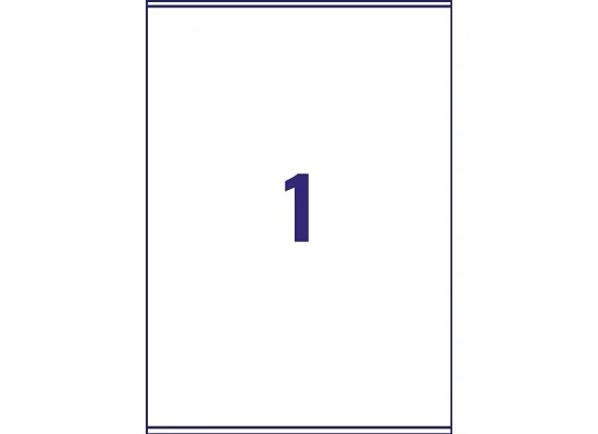 Riklabel Sticky Label A4, 1 Piece