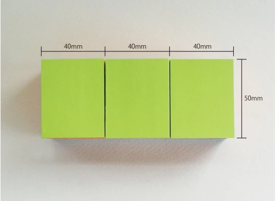 Info sticky notes spring line 2 x 1.5 Pack of 12