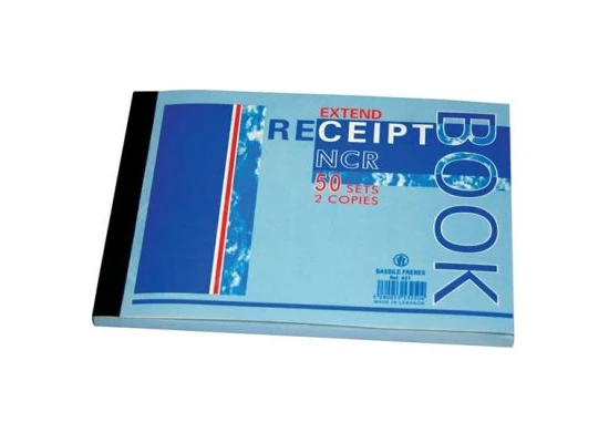 Receipt Book B6