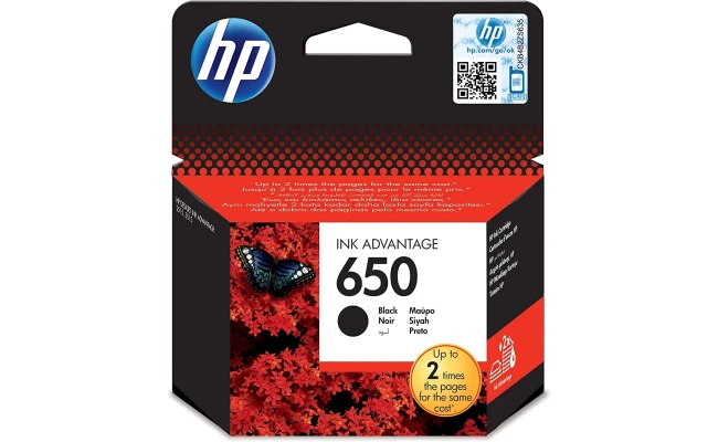 HP 650 Black Original Ink Advantage Cartridge