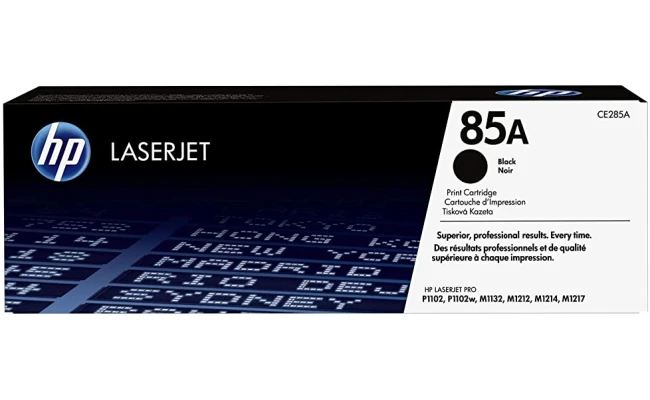 HP 85A Black Original LaserJet Toner Cartridge (CE285A)