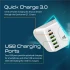 Promate PowerMatrix-3M 10AC Socket Space Efficient Power Strip