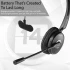 Promate Engage Wireless Mono Headset, with Noise Cancelling Mic, HD Voice