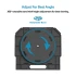 Promate Procooler-1 Sleek 10 Level Foldable Laptop and Smartphone Riser Stand