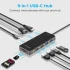 Promate PrimeHub-Go 9 In 1 Type-C Adapter 100W Power Delivery