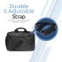 Promate Gear-MB15.6 inch Laptop Messenger Bag, Lightweight with Adjustable Strap