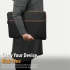 Promate Portfolio-L Lightweight Laptop Sleeve with Water Repellent Protective Fabric for Laptops Up To 16"