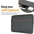 Promate Portfolio-L Lightweight Laptop Sleeve with Water Repellent Protective Fabric for Laptops Up To 16"
