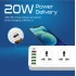 Promate PowerMatrix-5M 10AC Socket Space Efficient Power Strip