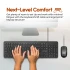 Promate Combo-KM2 Wired Keyboard and Mouse Combo,  Ultra-Slim, with Arabic characters