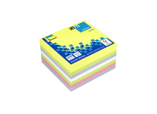 Info Sticky Notes 3*3 5 colors 400 sheets