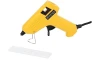 Deli Glue Gun Hot Melt - Yellow