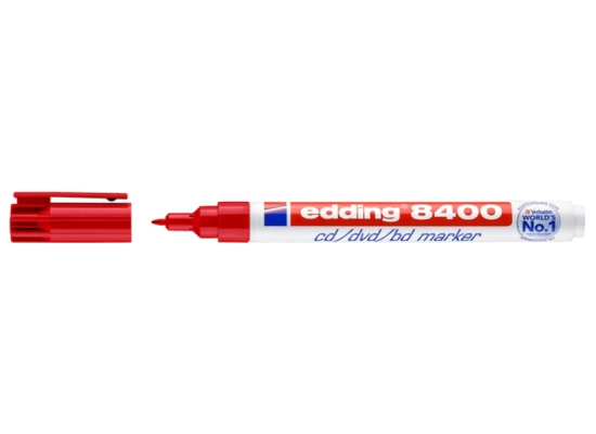 Edding 8400 CD/DVD Marker Red