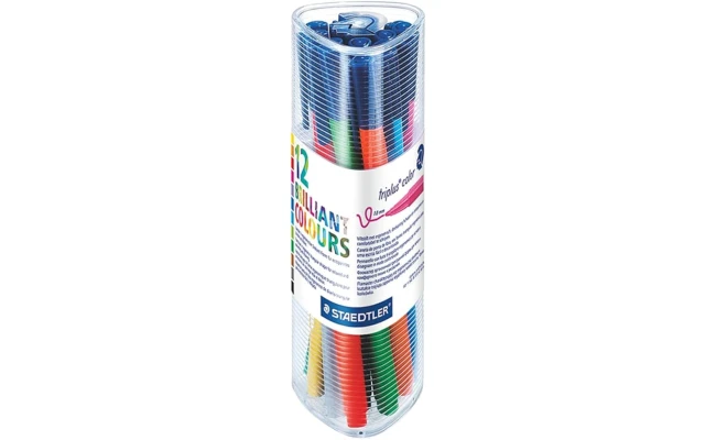 Staedtler Triplus Colour Fibre-Tip Pens Pack of 12