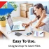 Toshiba Canvio Basics 1TB USB C Portable Hard Drive Support Windows & MAC - Black
