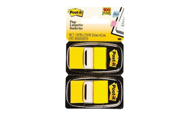 Post-it Standard Tape Flags 25x43mm Twin Pack